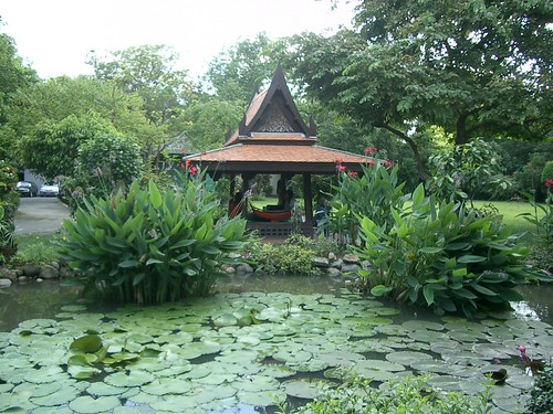  MR Kukrit Pramoj's Heritage home: Lily pond and pavillion