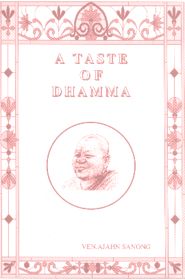 cover for Taste of Dhamma